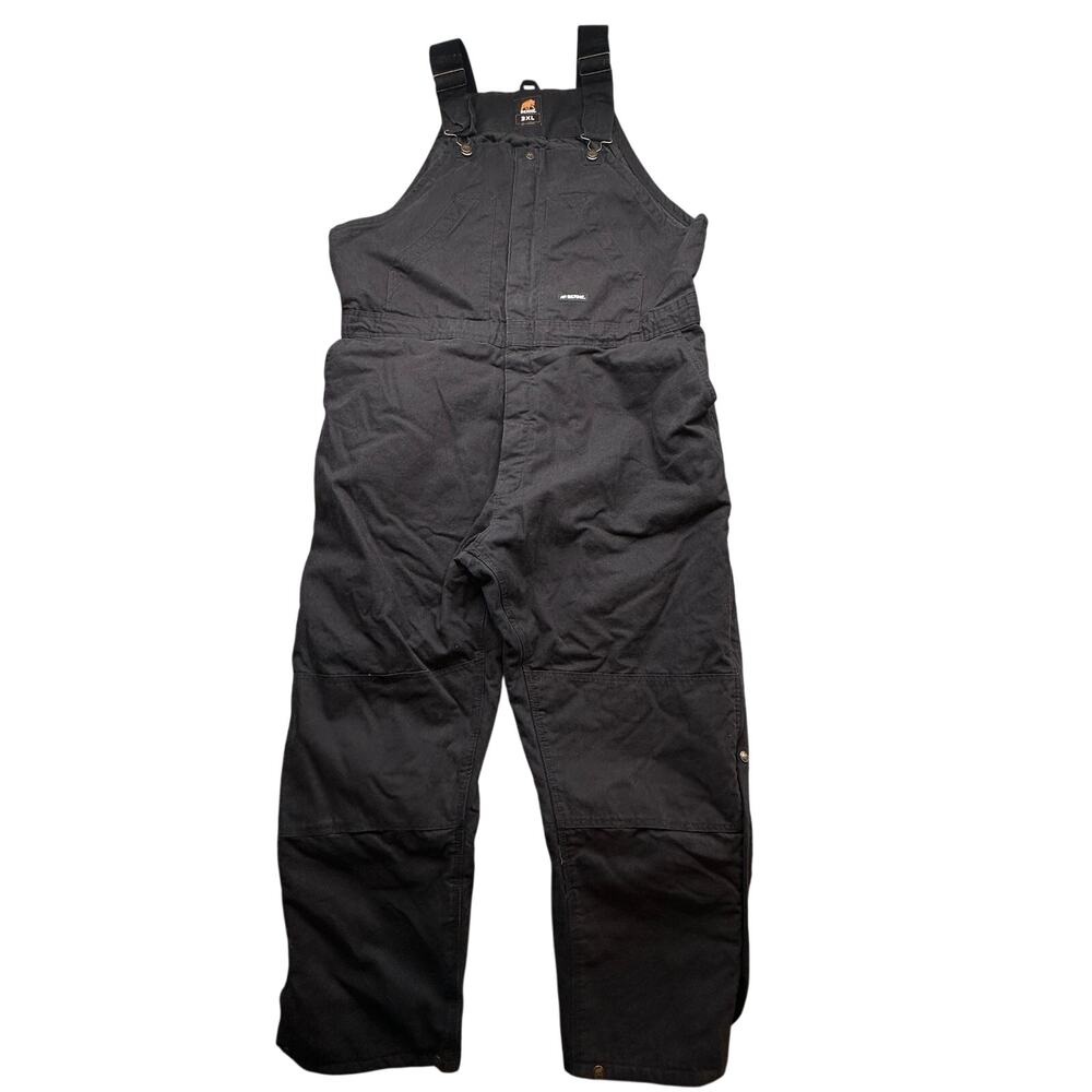 Berne WB515BK Berne Softstone Insulated Bib Canvas Overalls Womens 3XL 24-26